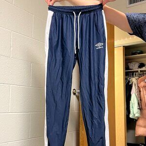 Umbro Navy Blue Track Pants – Size S – Athletic Fit
